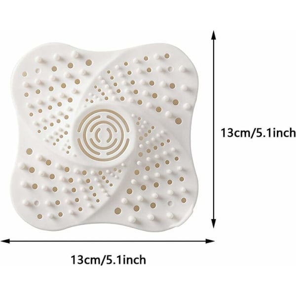 TPR avloppsslang, cover med sugkopp, duschhårsil, silikonsilikon för  handfat, badkar (vit) 5da9 | Fyndiq