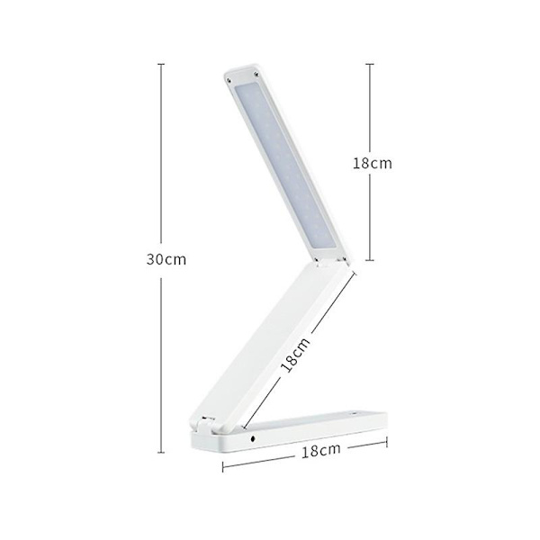Foldbar LED-bordlampe USB bærbar bordlampe bordlampe foldbar nattelys bordlampe LED USB-bordlampe hjem og bolig