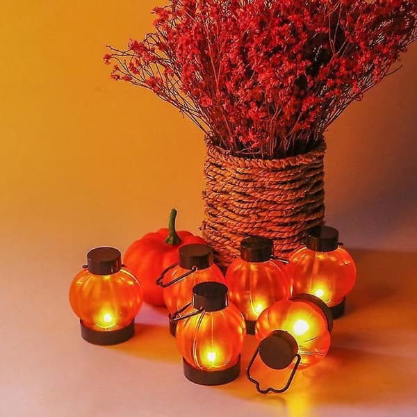 Sæt med 6 lyskæder til Halloween-dekorationer