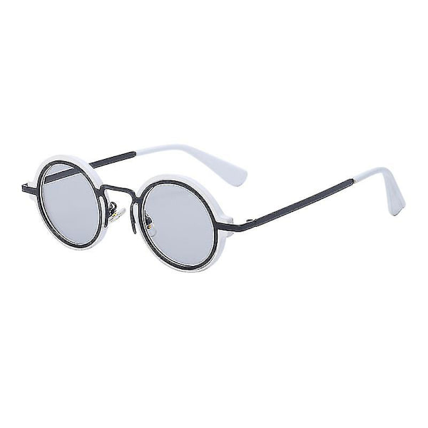 Uusi muoti goottilainen steampunk aurinkolasit miehille pyöreä punk retro silmälasit sävyt aurinkolasit naisille Lentes De Sol Hombre Uv400（7）