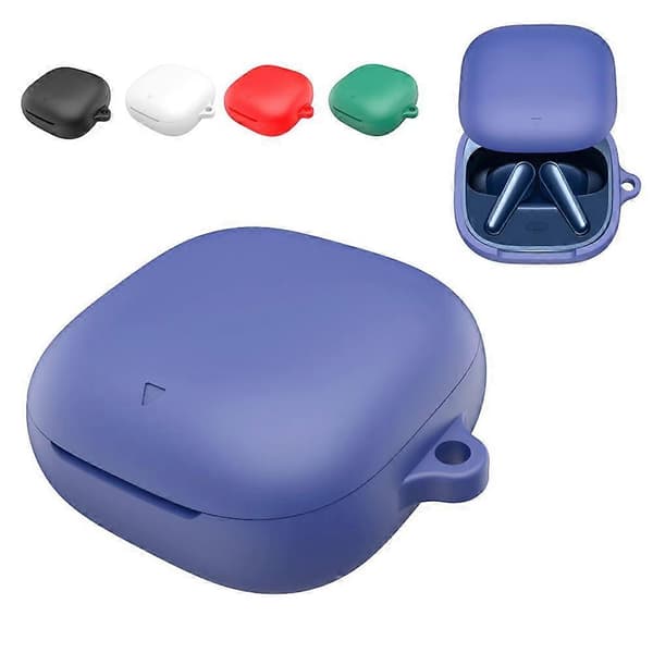 Silikonskyddsfodral för Soundcore Liberty 5 hörlurar, stötsäkert Red