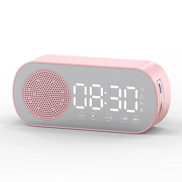Klocka Spegelklocka Väckarklocka Led Väckarklocka Skrivbordsklocka Högtalare Skrivbordshögtalare Bluetooth-högtalare Trådlös högtalare Högtalare med FM-radio
