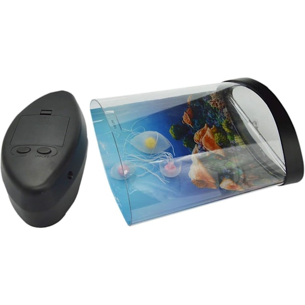 Maneter Kunstig LED Akvarie Lys Maneter Akvarium Nattlampe Dekorasjon
