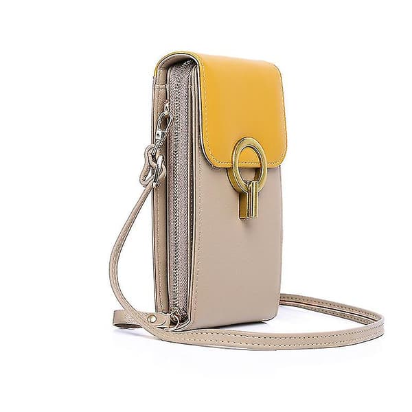 Handväskor Crossbody Telefonväska Dam Plånbok Mini Axelväska Multifunktionell Flerfärgsval (Röd)