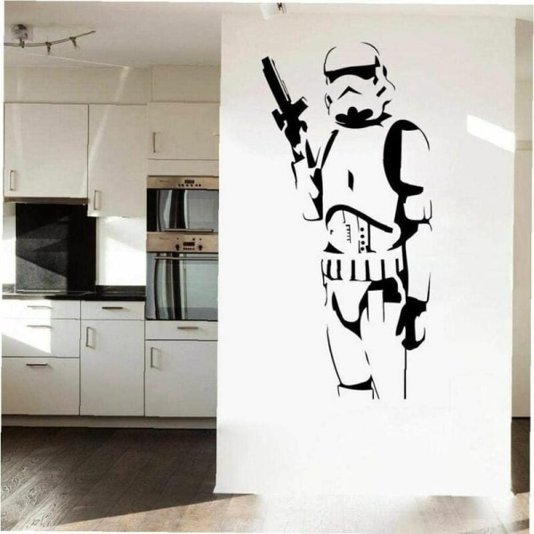 Inredning Modeprodukt Cool Star Wars Barn älskar Stormtrooper Konst Väggdekal Vinyldekaler Inredning Pojkar Sovrumsväggmålning