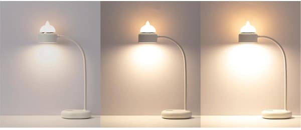 Børns LED-bordlampe, sød kattenatlampe til soveværelser, mini