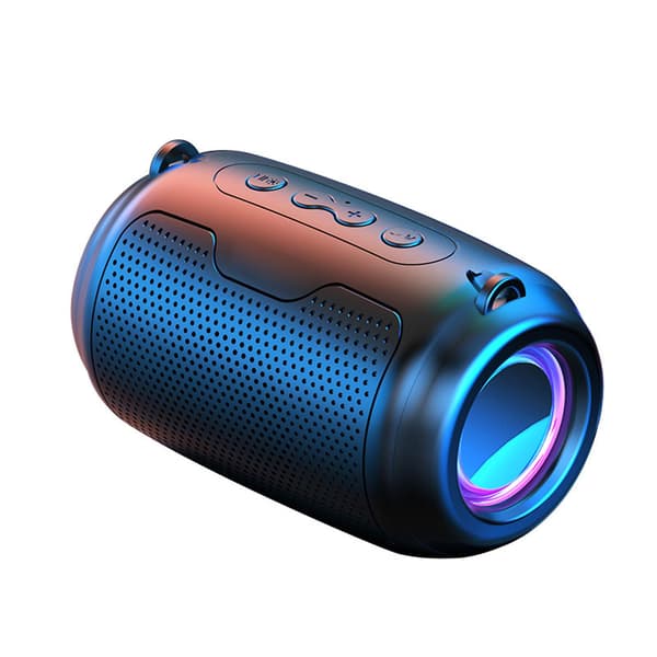 Mini høyttaler Bluetooth Kompakt bærbar Bluetooth-lyd, trådløs Bluetooth-høyttaler, bærbar høyttaler, stereolyd med LED-lysmodus