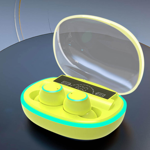 Nya In Ear Bluetooth-hörlurar Dubbelläge 5.3Version Privat Modell Hörlurar Ultralång Batteritid Digital Display Musik Bluetooth-hörlurar