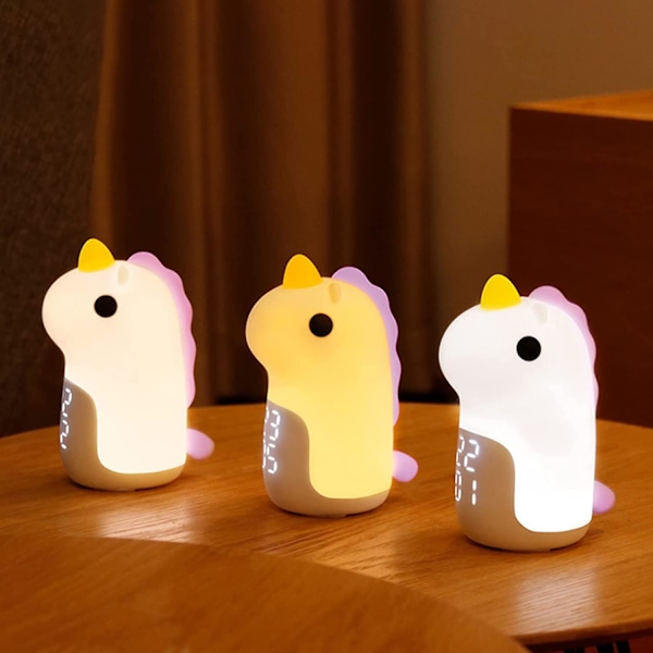 Nattlampor med barnkirurgisk larmklocka Nattlampor Dim LED-lykta USB