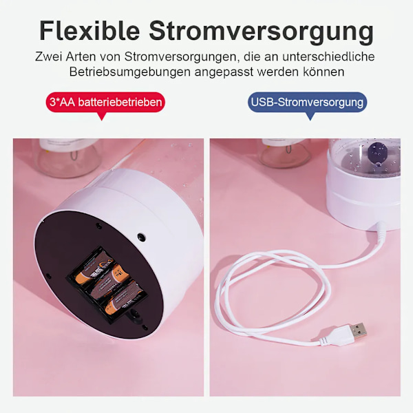 LED dekorativt lys LED dekorativt lys, lavalampe med 7 fargeendringer for hjemmet, LED bordlampe, svart
