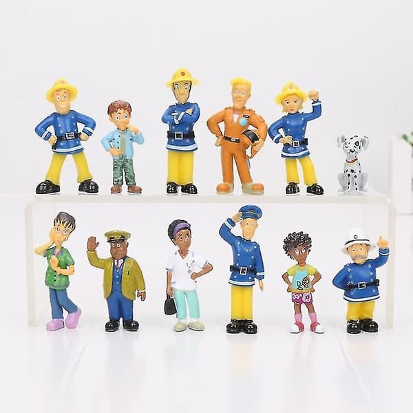Brandmand Sam Actionfigur, Søde Tegnefilmsdukker SHznv