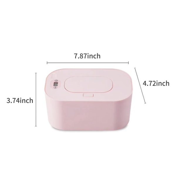 USB Baby Wipe Warmer 3 temperaturlägen Blöjhandduksvärmare 10W konstant temperatur Stor kapacitet Bärbar Baby Wipe Warmer Hemma Bilresor, grön