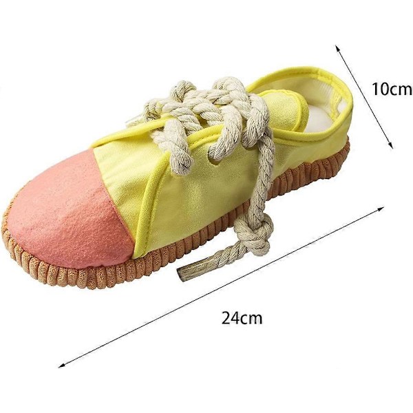 Hundtugg leksak, Säker och Hållbar Hundpipande Leksak Mini Sneakers Skor Leksak för Valp, Små Mellanstora Hundar, Fåglar, Katter, Illrar, Kaniner, Marsvin och Smådjur