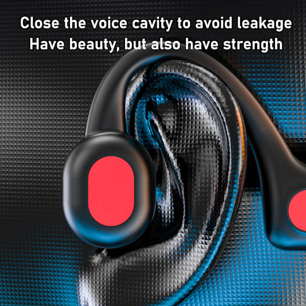 Bluetooth-kuulokkeet Stereo Langattomat Kuulokkeet Sisäänrakennettu Melunvaimennus Mikrofoni Avoin Korva Vedenpitävät Urheilukuulokkeet Juoksuun Pyöräilyyn Jooga Vaellukseen