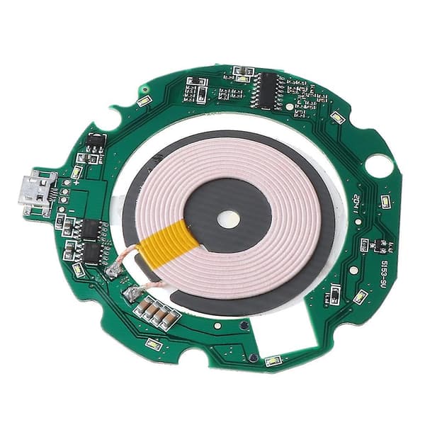 Lademodul Qi trådløs ladesender lader Usb Pcba + spole Usb-port