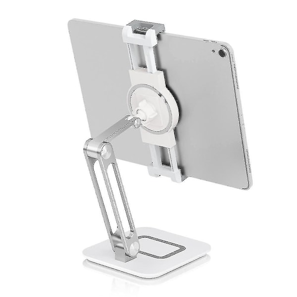 RS718 4.7-12.9 Mobiltelefon og nettbrettstativholder 360 graders roterende justerbart skrivebordsstativ