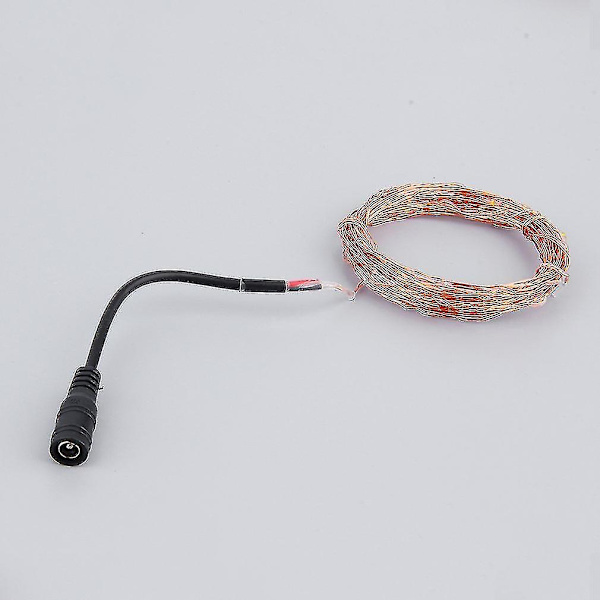 5m 50 LED Koppartråd Jul Bröllop Fest Sträng Fe Lampa DC 12v