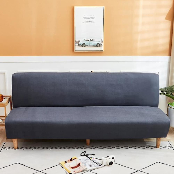 Sofaovertræk uden armlæn strækbar armløs sofaslynge 2-personers sofaovertræk