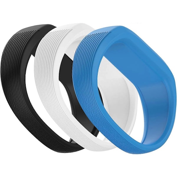 (3-pack) Band Kompatibel med Garmin Vivofit jr, jr 2, 3 Band, All-in-one Silikon Stretchbar Ersättningsarmband för Barn Pojkar Flickor Små Stora (Inga
