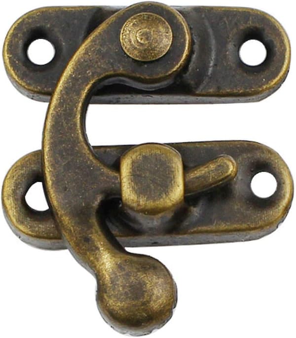 Antik brons gungarm spänne krok lås - 20-pack