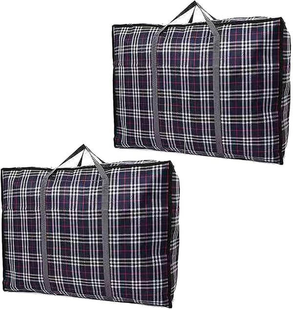 Extra stora förvaringsväskor, flyttväska 118l (2-pack), förvaring av kläder med stor kapacitet