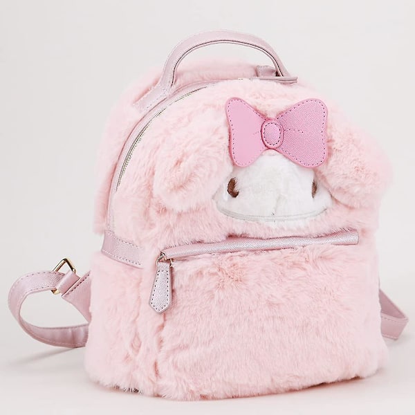 Söt Mini Kawaii Ryggsäck för Småbarn - Cartoon Plysch Ryggsäck för Flickor Anime Tillbehör Kawaii Mini Liten RyggsäckRosa
