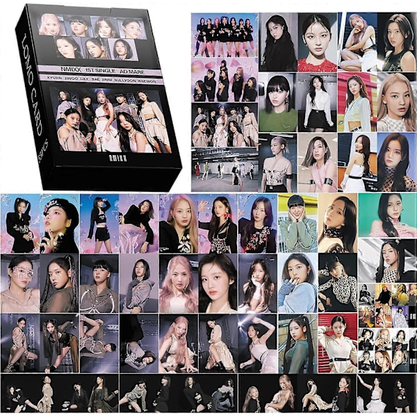 NMIXX Foto Cards 55 st NMIXX AD MARE Nytt Album LOMO Cards NMIXX Post Cards Present till Fans Dotter NMIXX Merch