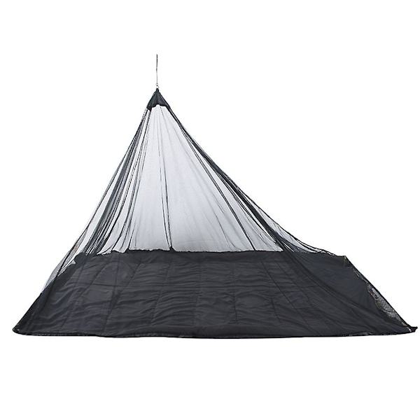 Bærbar automatisk campingtelt med myggenet, sammenklappelig multifunktionelt telt til udendørs camping (sort)