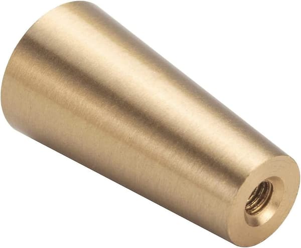 4-pak guld dekorative vægkroge børstet messingkroge 30 mm x 15 mm til badeværelse (tilspidset)