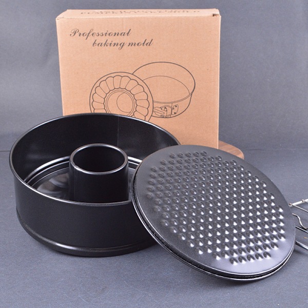 Rund kakform i rostfritt stål med non-stick-beläggning