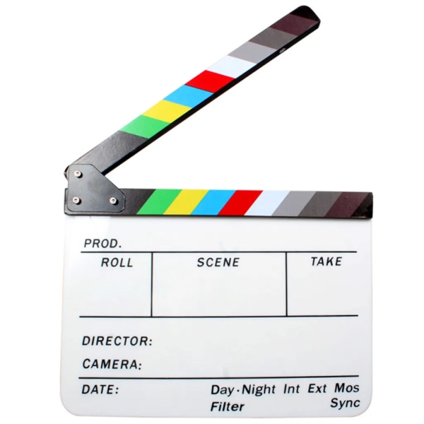 Akryl partition Skärning Action Klafffilm Klafffilm Schwengel 9,6*11,7" med Color Stick Informationsskylt