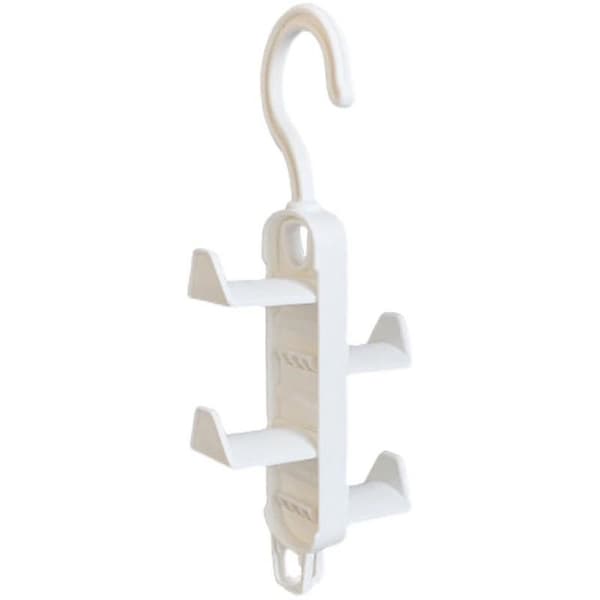 Hengekrok - 1 stk | 17,5*10,5*26,5 cm | PP-materiale | Hvit