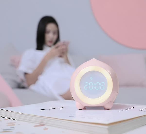 Fiske Smart Vækkeur Kreativ Multifunktionel App Bluetooth Højttaler Mini Digital Ur Søvn Nat