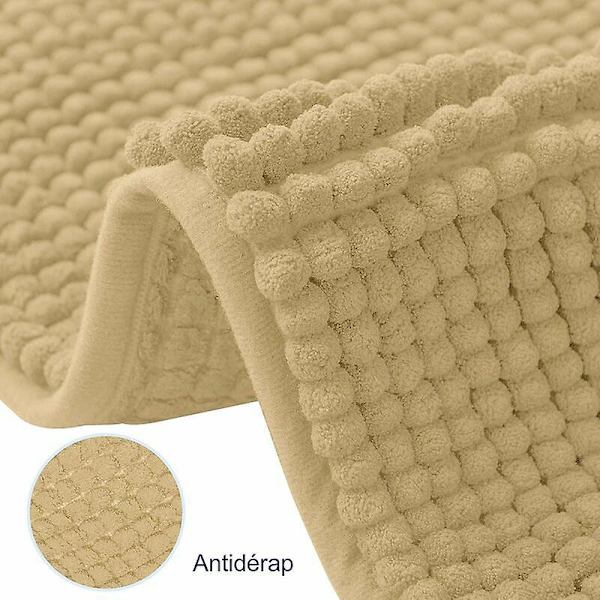 Ekstra absorberende badematte maskinvaskbar chenille mikrofiber dusj