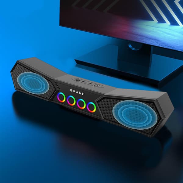 Bluetooth Højttaler Desktop Farve Rgb Bar Bluetooth Højttaler