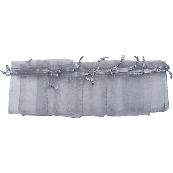 Organza presentpåsar Bröllopspresentpåsar Smyckespåsar, 100-pack