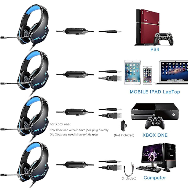 J10 Et Wired Et Wire Luminous E-sports Mobilspel Et Datortillbehör