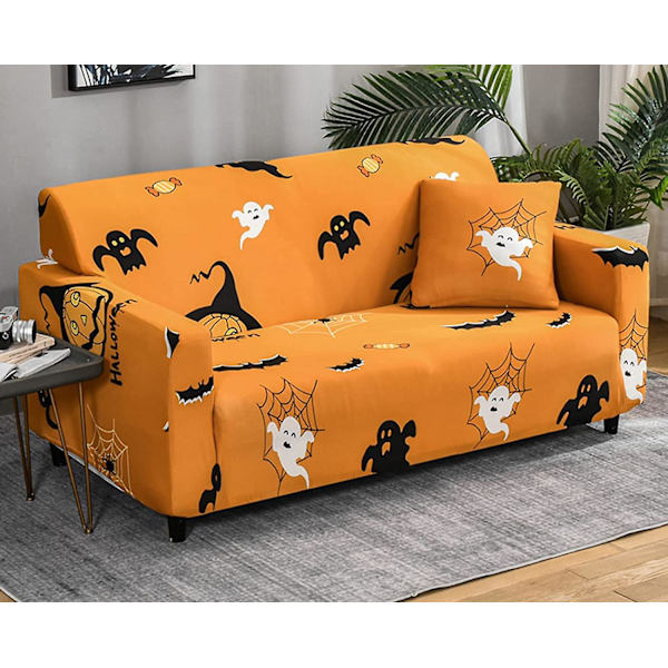 Elastiskt sofföverdrag halkfritt Jacquard elastiskt sofföverdrag för 2-sits soffa