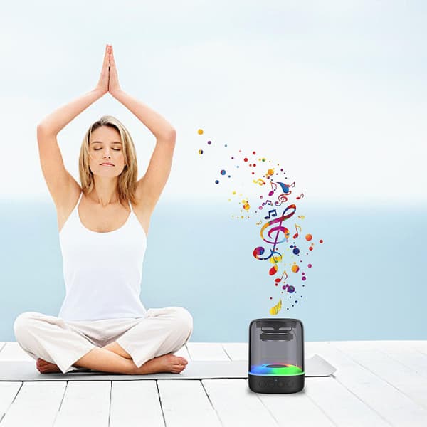 Bluetooth-yhteensopiva kaiutin (musta)