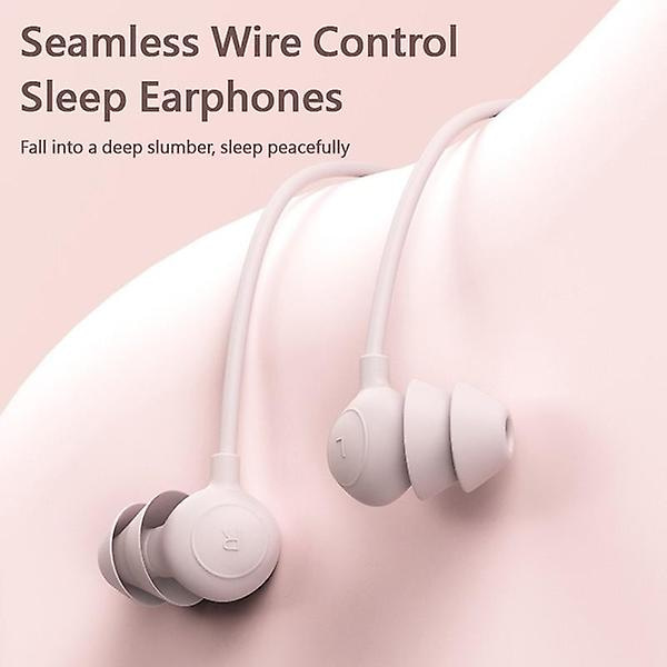 3,5 mm/typ-c trådbundna hörlurar, sömn Hifi-headset, basstereoljudreducerande hörlurar med mikrofon svart