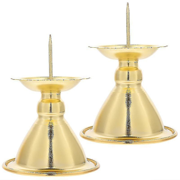 2 st Heminredning Tempel Ljusstake