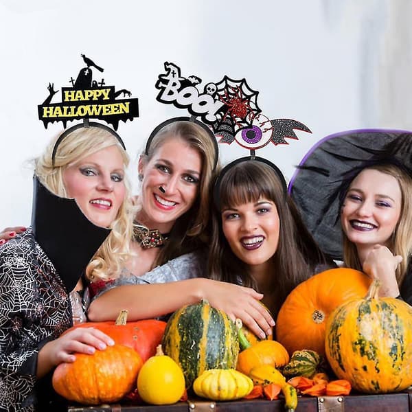 Stilige Halloween-hårbånd til Halloween-festdekorasjon