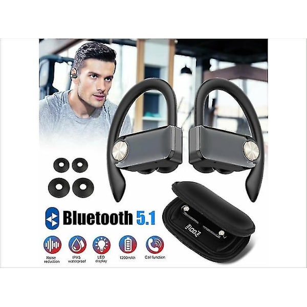 Bluetooth-kuulokkeet (musta)