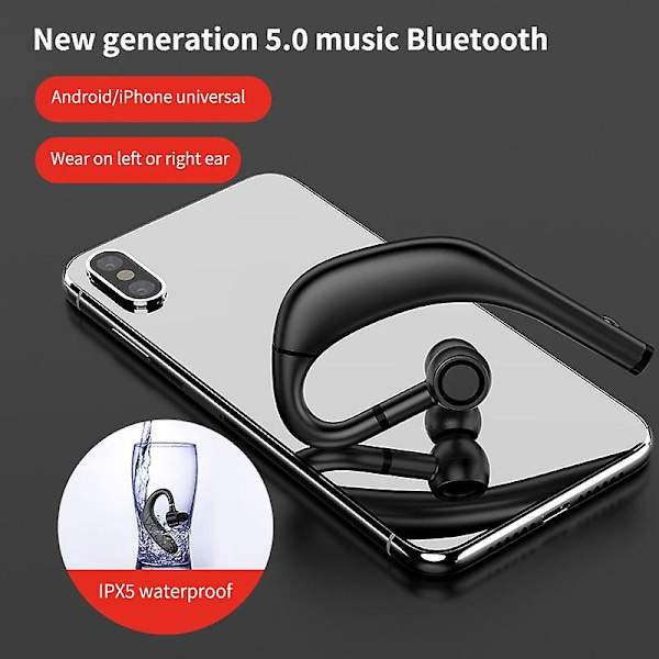 Bluetooth 5.0 langattomat nappikuulokkeet, Bluetooth-kuulokkeet Pro mikrofonilla ajamiseen ja kokouksiin