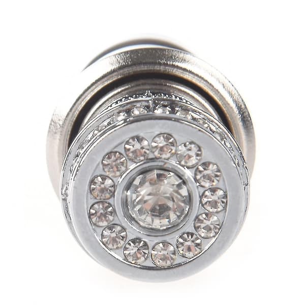 12v Auto Krystall Rhinestones Billadapter Tenning Sølv Wuqx