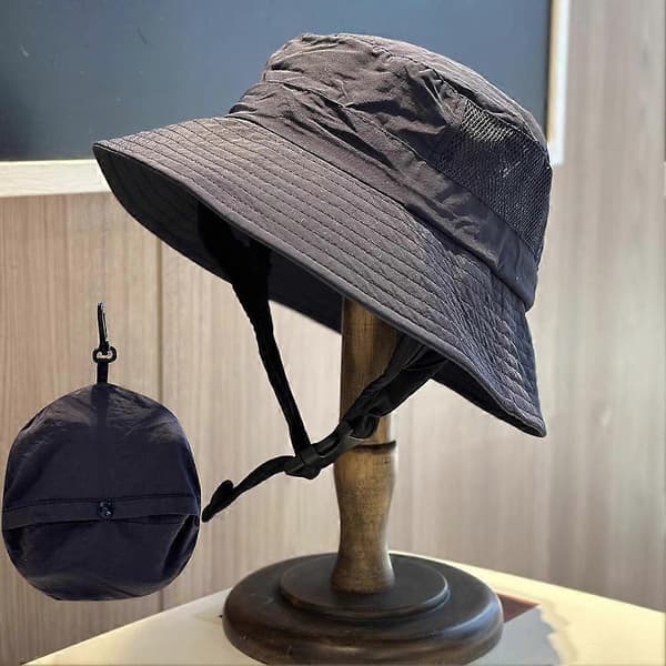 Surfing fiskerhat, sommer solbeskyttelseshat, solhatte til mænd og kvinder Light gray