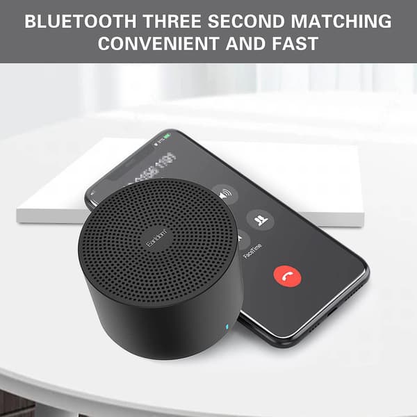 Bluetooth-høyttaler, trådløst mini bærbart lydsystem, hjemmesubwoofer, bærbart utendørs lydsystem med høyt volum (svart)
