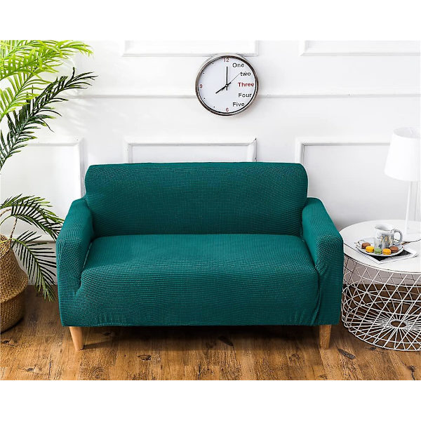 Stretch Sofa Overtræk Sofa Betræk, Universal Sofa Betræk til Armlæn Sofa (Sort, 1 Person)