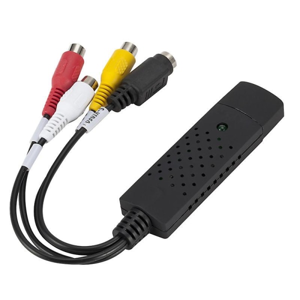 USB -videoinfångningskort HD liveinspelning Easycap envägs videoövervakningsfångstbox
