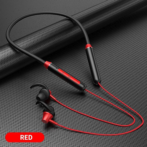 Bluetooth 5.4-hodetelefoner, nakkebånd, trådløst headset for sport, vanntett Blueototh-ørepropper, støydempende stereo-øretelefoner med mikrofon